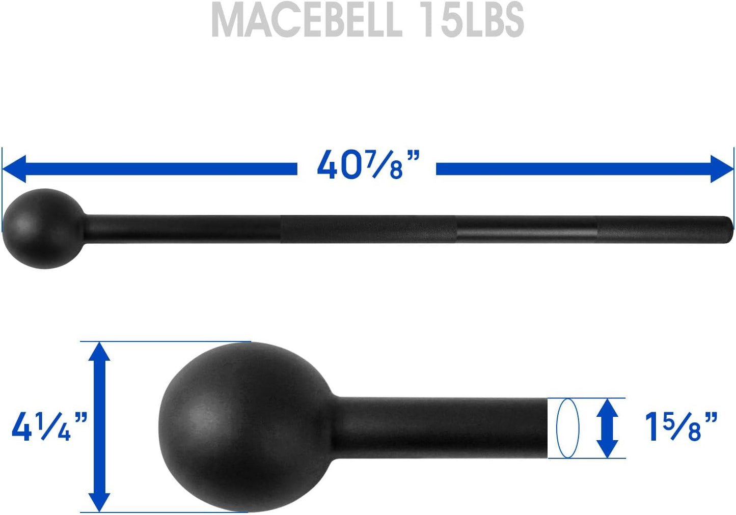 Unleash Your Strength with the Versatile Steel Mace Bell – Perfect for Full Body Workouts, Ideal for All Fitness Levels, Available in 5 to 30 LB Options