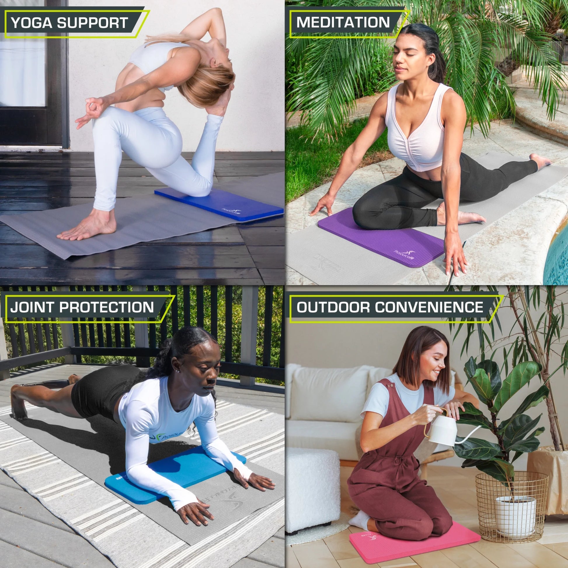 Elevate Your Practice with the Aqua Yoga Knee Pad & Elbow Cushion - 15mm Comfort for Pain-Free Joints
