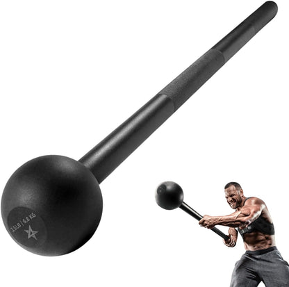 Unleash Your Strength with the Versatile Steel Mace Bell – Perfect for Full Body Workouts, Ideal for All Fitness Levels, Available in 5 to 30 LB Options