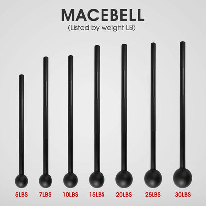 Unleash Your Strength with the Versatile Steel Mace Bell – Perfect for Full Body Workouts, Ideal for All Fitness Levels, Available in 5 to 30 LB Options
