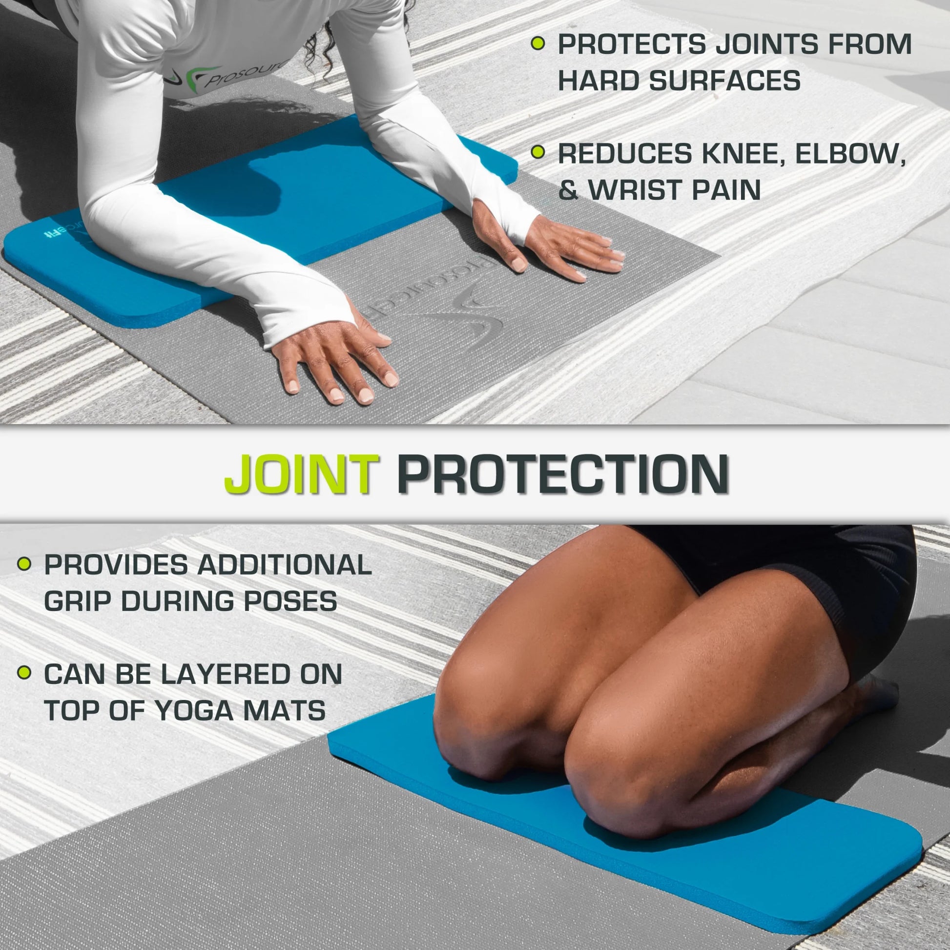 Elevate Your Practice with the Aqua Yoga Knee Pad & Elbow Cushion - 15mm Comfort for Pain-Free Joints