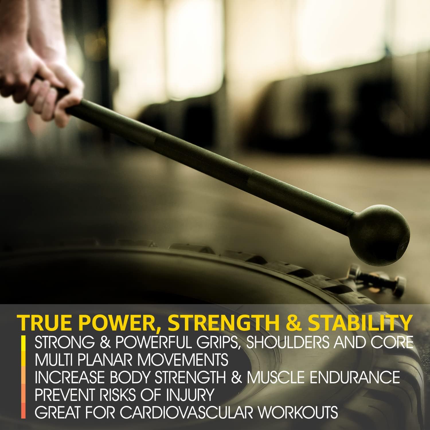 Unleash Your Strength with the Versatile Steel Mace Bell – Perfect for Full Body Workouts, Ideal for All Fitness Levels, Available in 5 to 30 LB Options