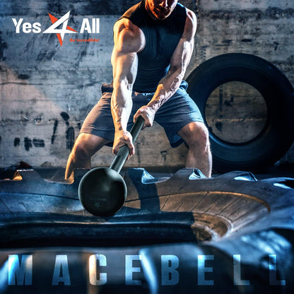 Unleash Your Strength with the Versatile Steel Mace Bell – Perfect for Full Body Workouts, Ideal for All Fitness Levels, Available in 5 to 30 LB Options