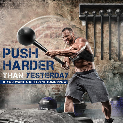Unleash Your Strength with the Versatile Steel Mace Bell – Perfect for Full Body Workouts, Ideal for All Fitness Levels, Available in 5 to 30 LB Options