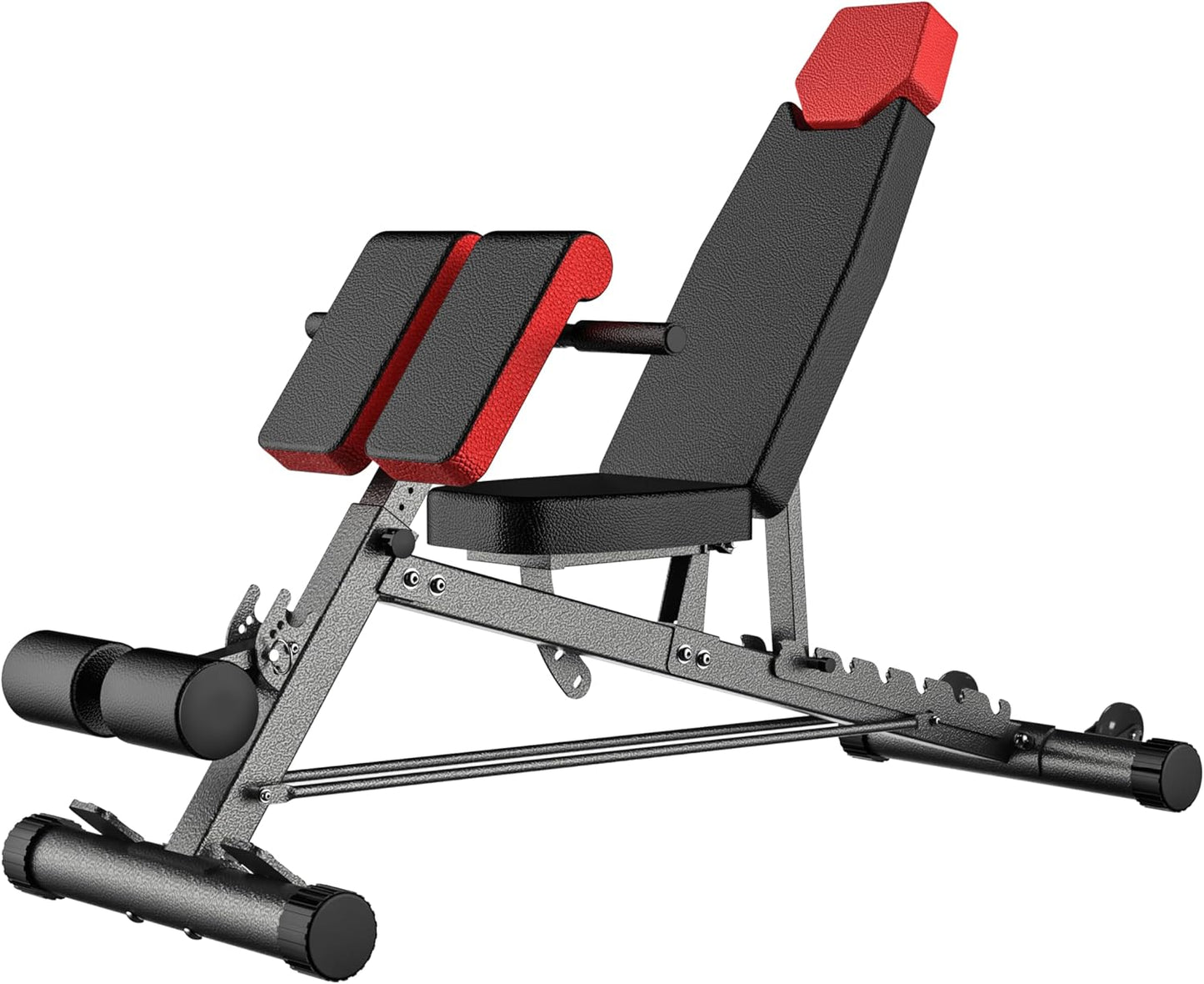 Versatile Multi-Functional FID Weight Bench for Complete Body Workouts – Hyper Back Extension, Roman Chair, Adjustable Ab Sit Up Bench, Incline Decline, and Flat Bench